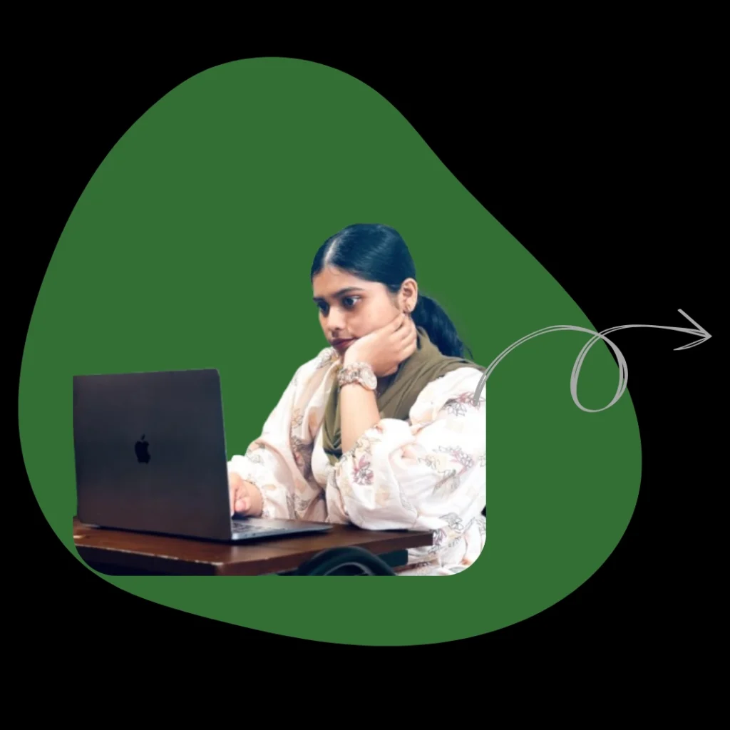 lap watching photo of freelance digital marketing analyst in Kasaragod